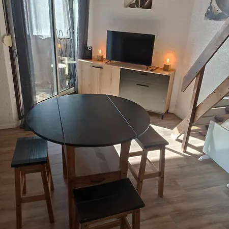Appartamento Front De Mer, Vue Plage, Duplex 2 Chambres, 6 Couchages Le Barcarès